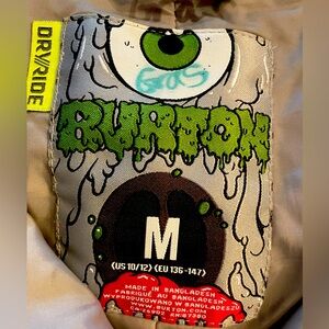 BURTON unisex DryRide Cargo insulated Ski size Med